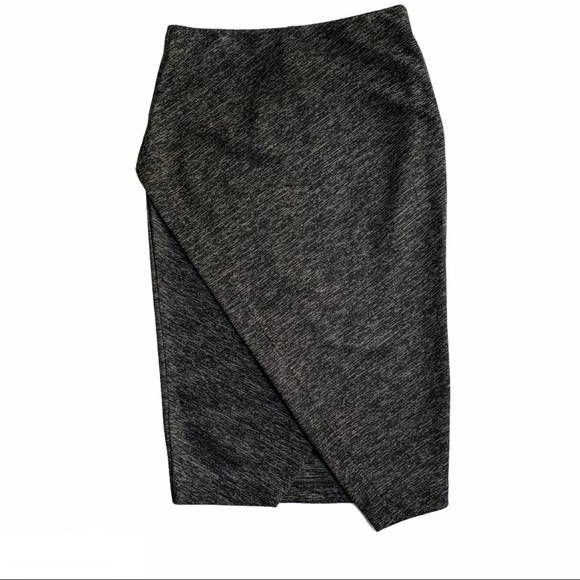 H&M Dresses & Skirts - H&M Bandage Asymmetrical Midi Pencil Skirt Gray Size Small